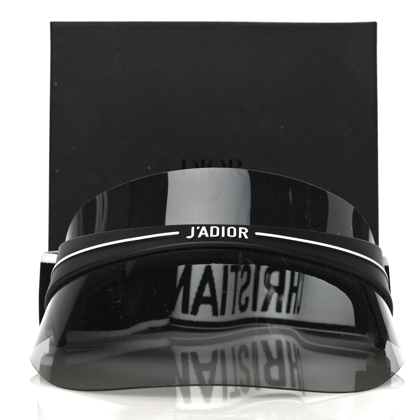 Mirrored DiorClub1 Sun Visor Black