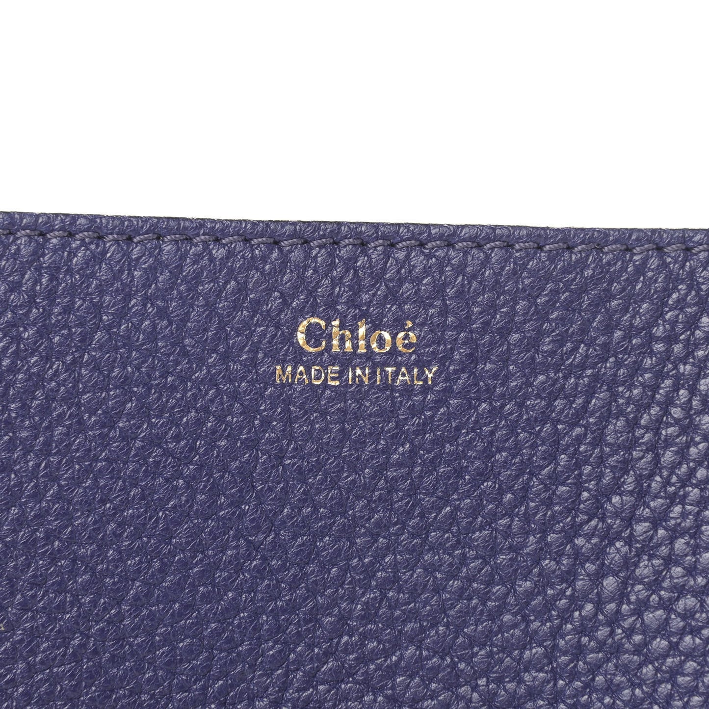 Grained Lambskin Drew Shoulder Bag Royal Navy