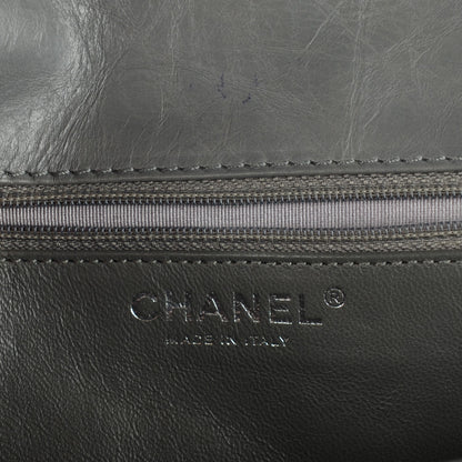 Chanel Aged Calfskin Accordion Reissue 2.55 Flap Grey 7 of 8