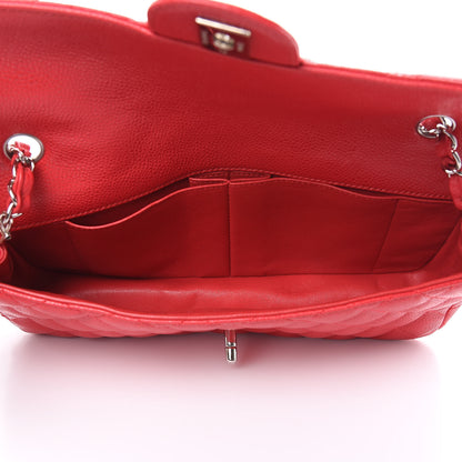 Chanel Caviar Quilted East West Flap Red 5 of 10