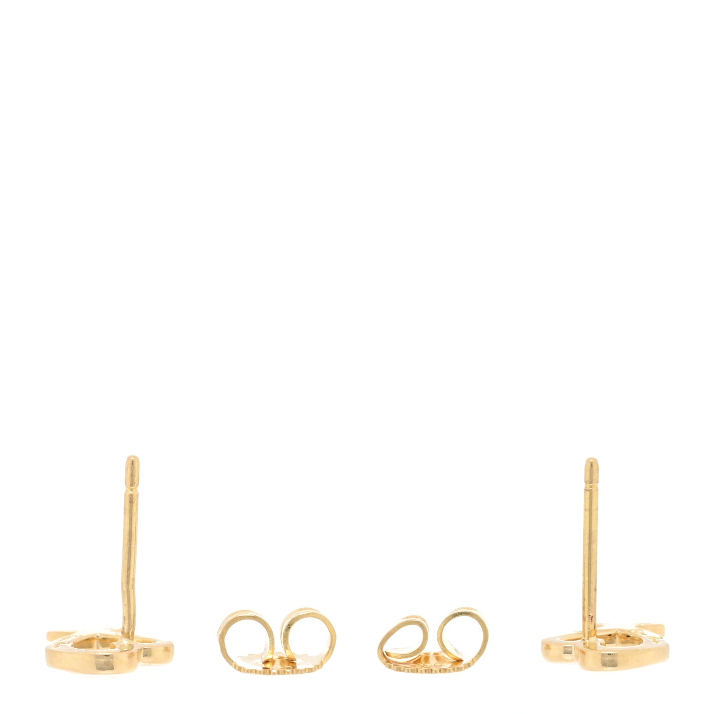 18K Yellow Gold Mini Paloma Picasso Loving Heart Earrings
