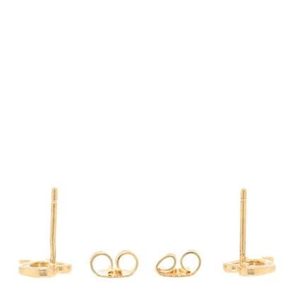 Tiffany 18K Yellow Gold Mini Paloma Picasso Loving Heart Earrings 3 of 4