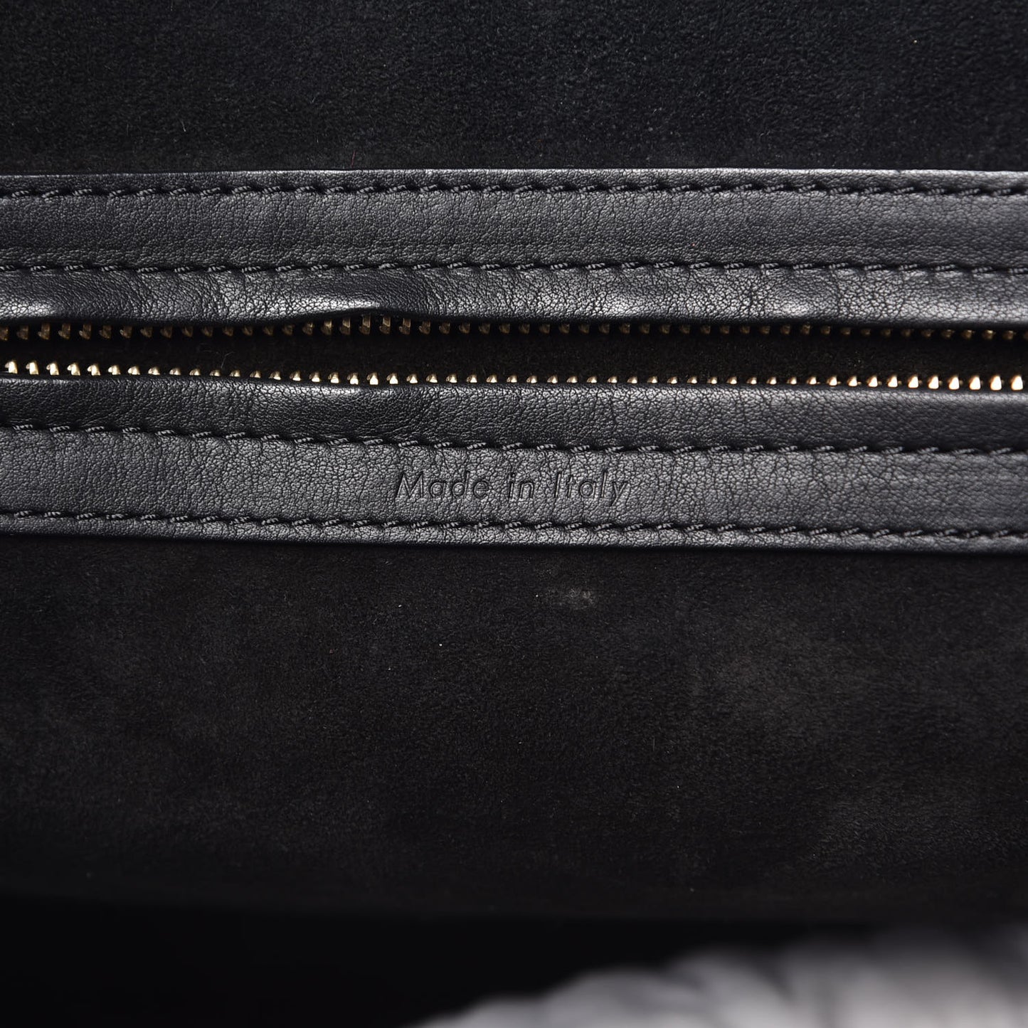 Supple Calfskin Medium Phantom Luggage Black