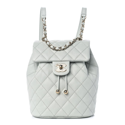Chanel Caviar Quilted Mini Urban Spirit Backpack Light Blue 1 of 9