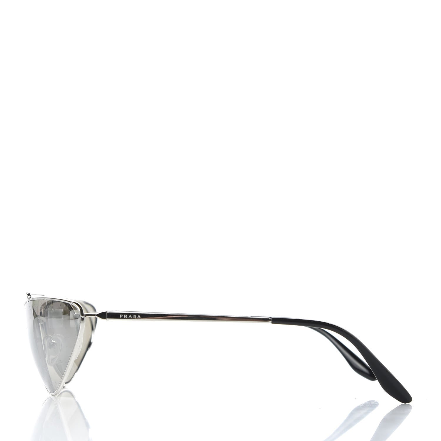 Prada Cat Eye Sunglasses SPR 62V Silver 3 of 8