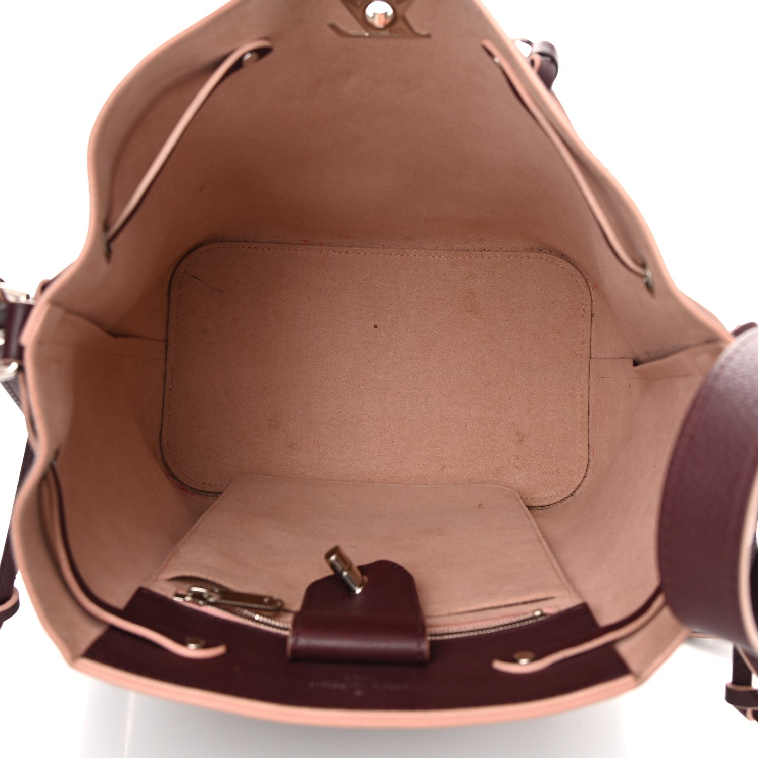 Louis Vuitton Calfskin Lockme Bucket Prune 5 of 21