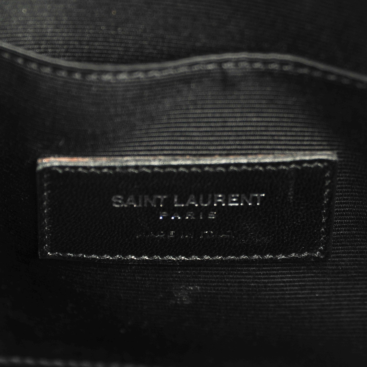 Saint Laurent Grained Calfskin Baby Sac De Jour Coal 6 of 7