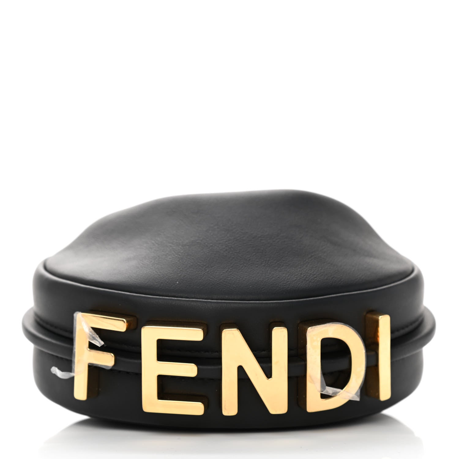 Fendi Vitello Grace Matte Nano Fendigraphy Hobo Charm Black 10 of 10