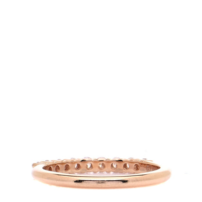 Tiffany 18K Rose Gold Diamond 2.2mm Half Circle Embrace Band Ring 52 6 3 of 7