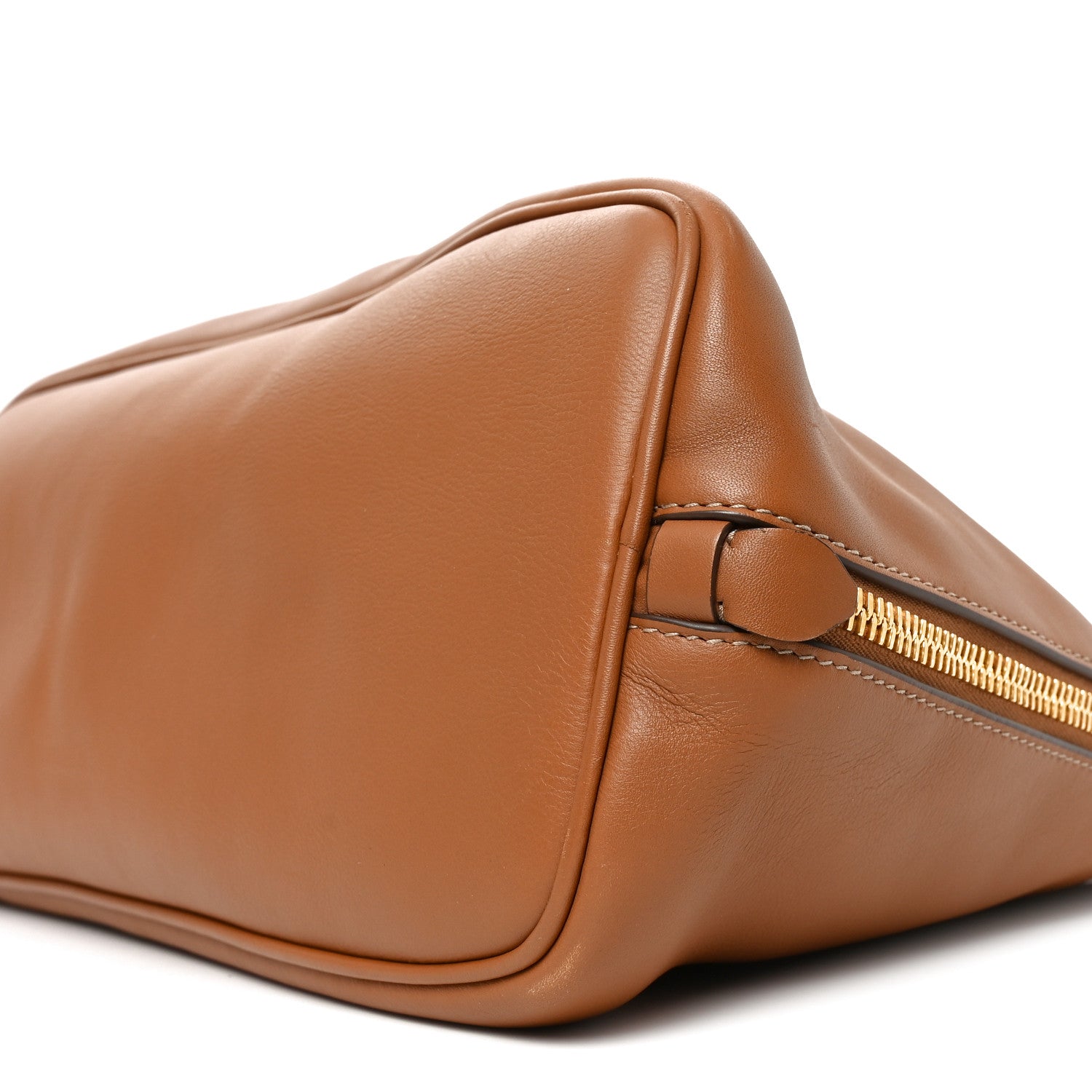 Miu Miu Soft Calf Top Handle Shoulder Bag Cognac 10 of 10