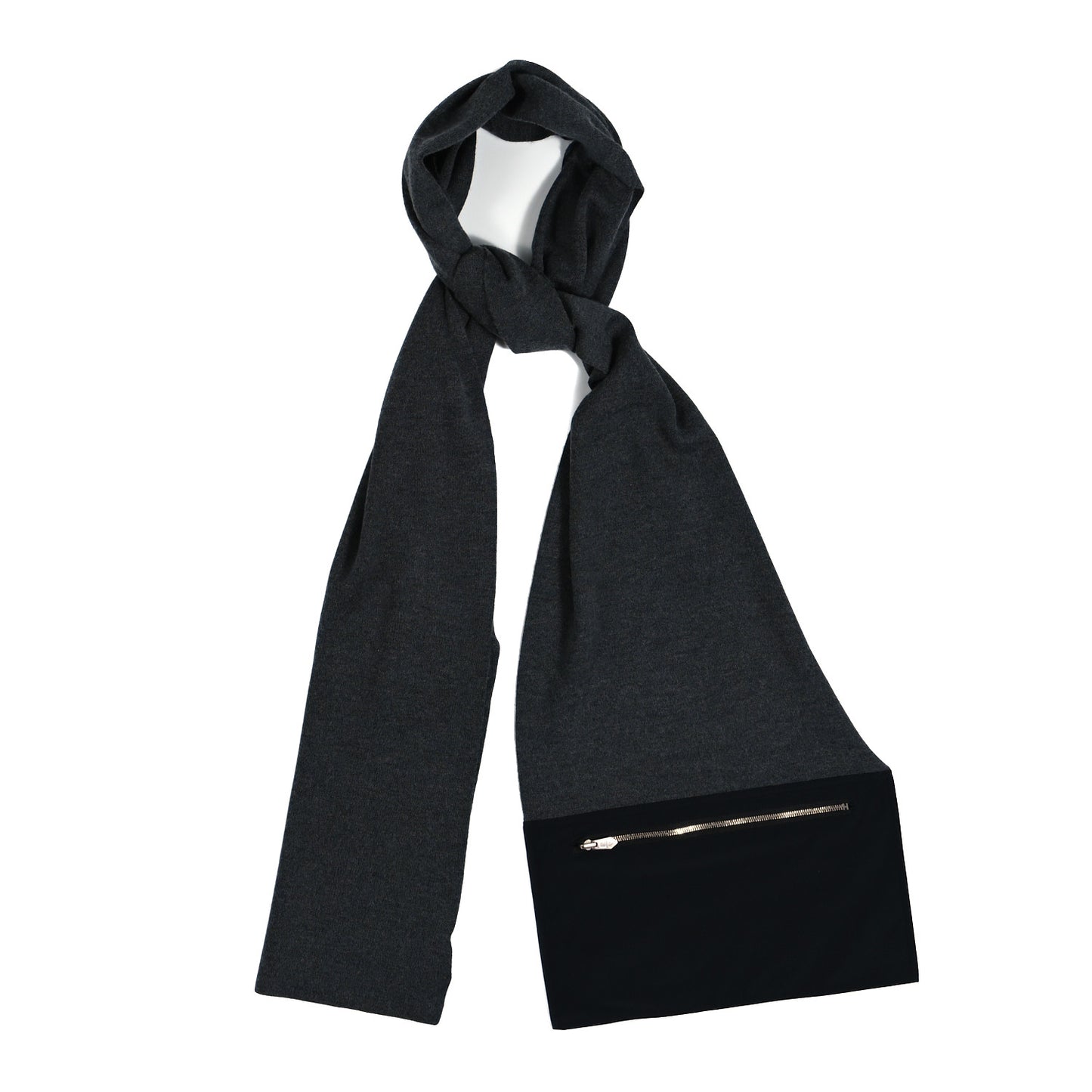 Cashmere Silk Just In Case Muffler Black