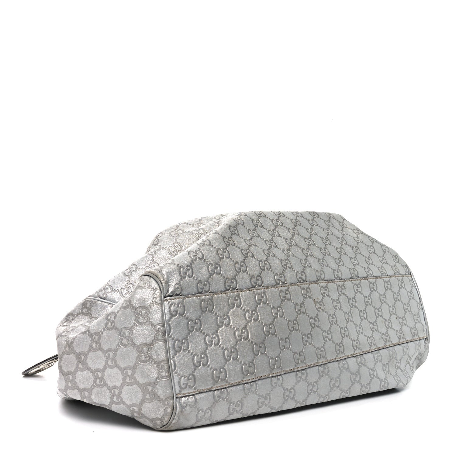 Gucci Guccissima Large Sukey Tote Silver 4 of 12