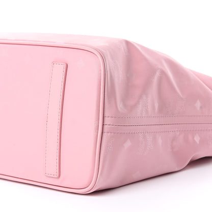 MCM Nylon Monogram Medium Dieter Shopper Tote Pink 9 of 11