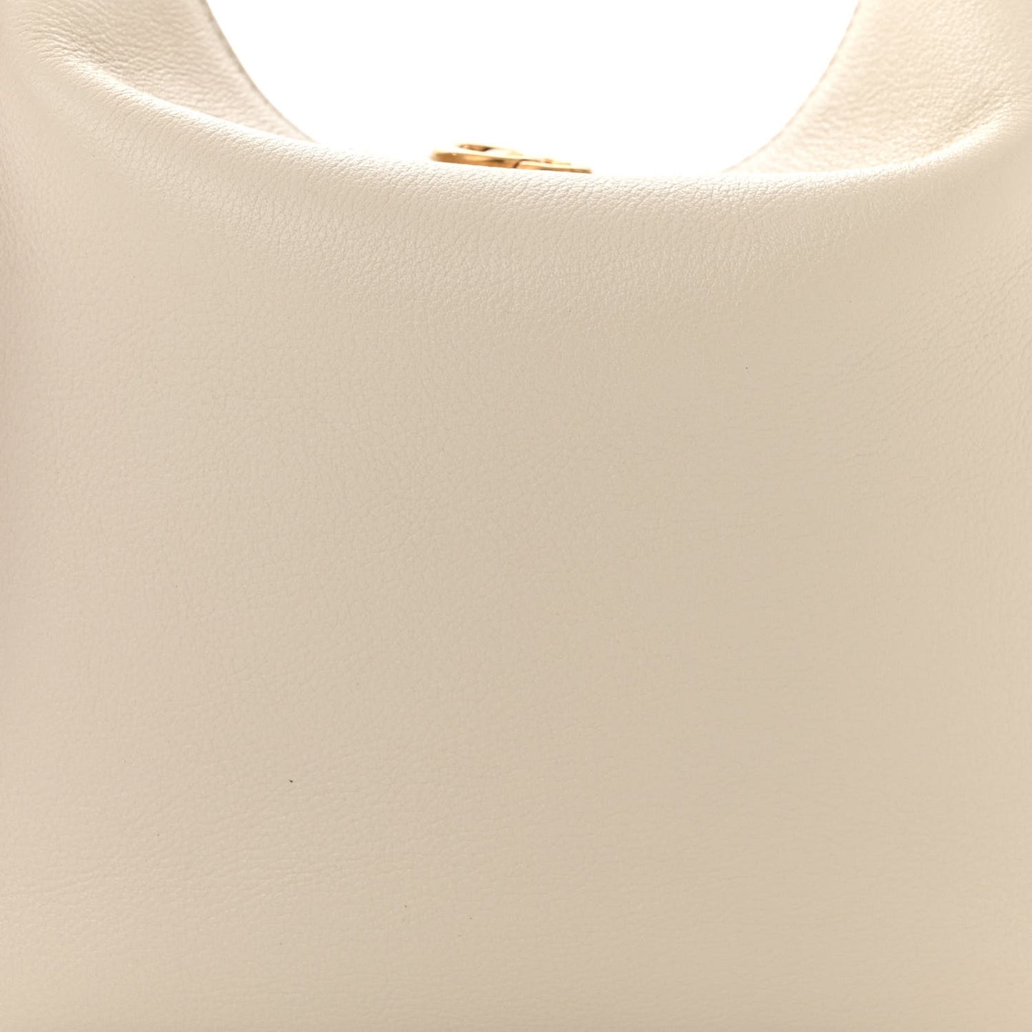 Softy Wonka Textured Dollar Calfskin Small Diana Shoulder Bag Mystic White Hibiscus Red