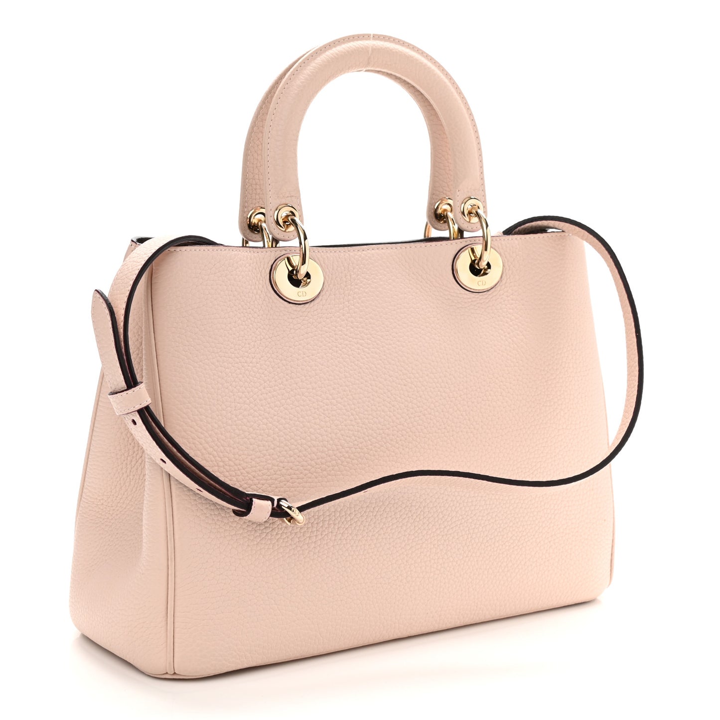 Bullcalf Medium Diorissimo Tote Rose Poudre