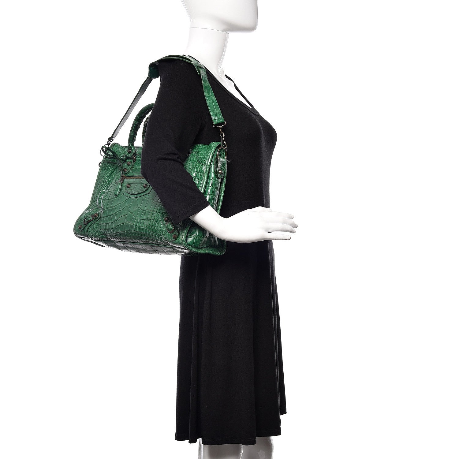 Balenciaga Crocodile City Cypress 2 of 10