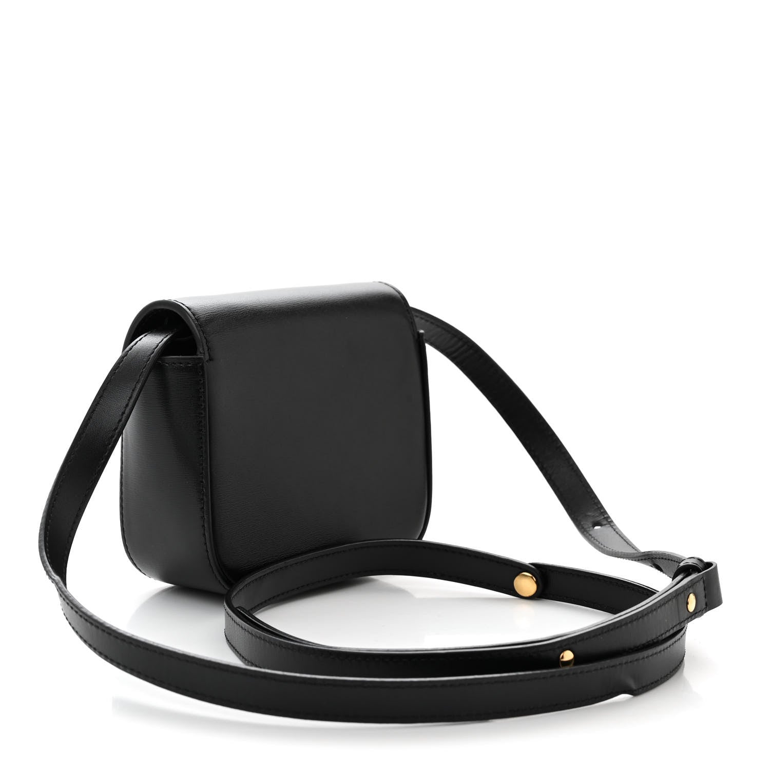 Celine Shiny Calfskin Mini Triomphe Black 3 of 11