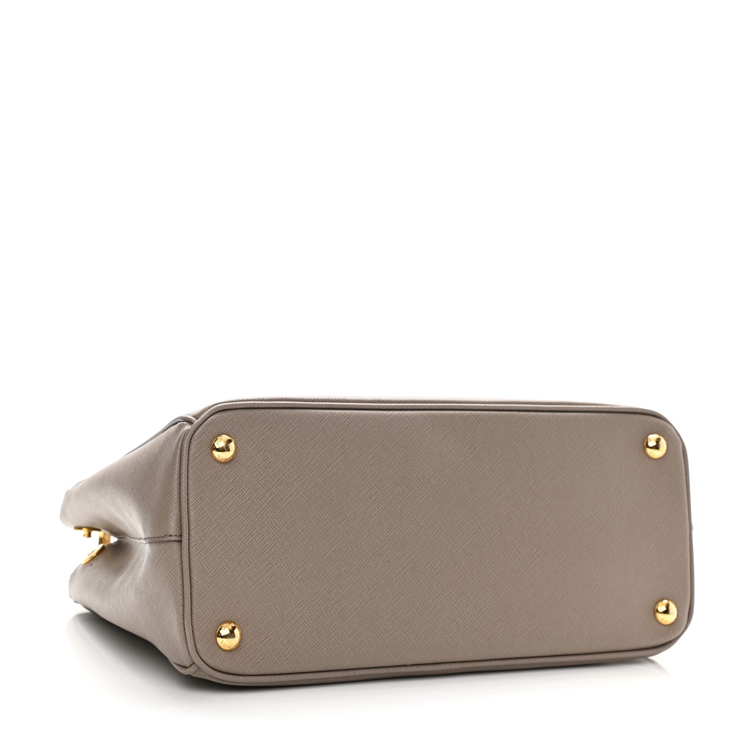 Saffiano Small Galleria Double Zip Tote Argilla