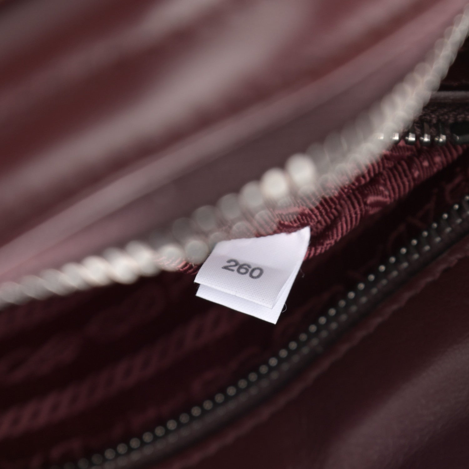 Prada Soft Calfskin Impunture Diagramme Camera Bag Granato 7 of 13