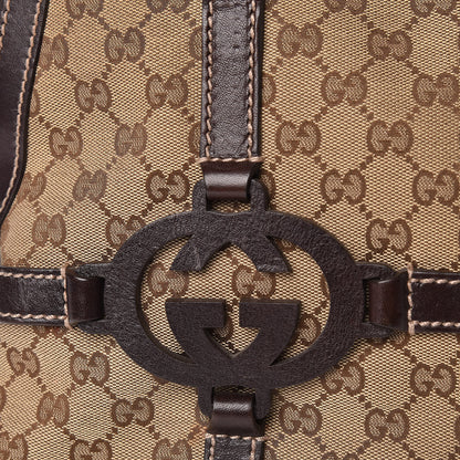 Gucci Monogram GG Royal Satchel Brown 11 of 13