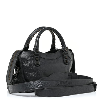 Balenciaga Agneau Classic Hardware Mini City Gris Fossile 3 of 9