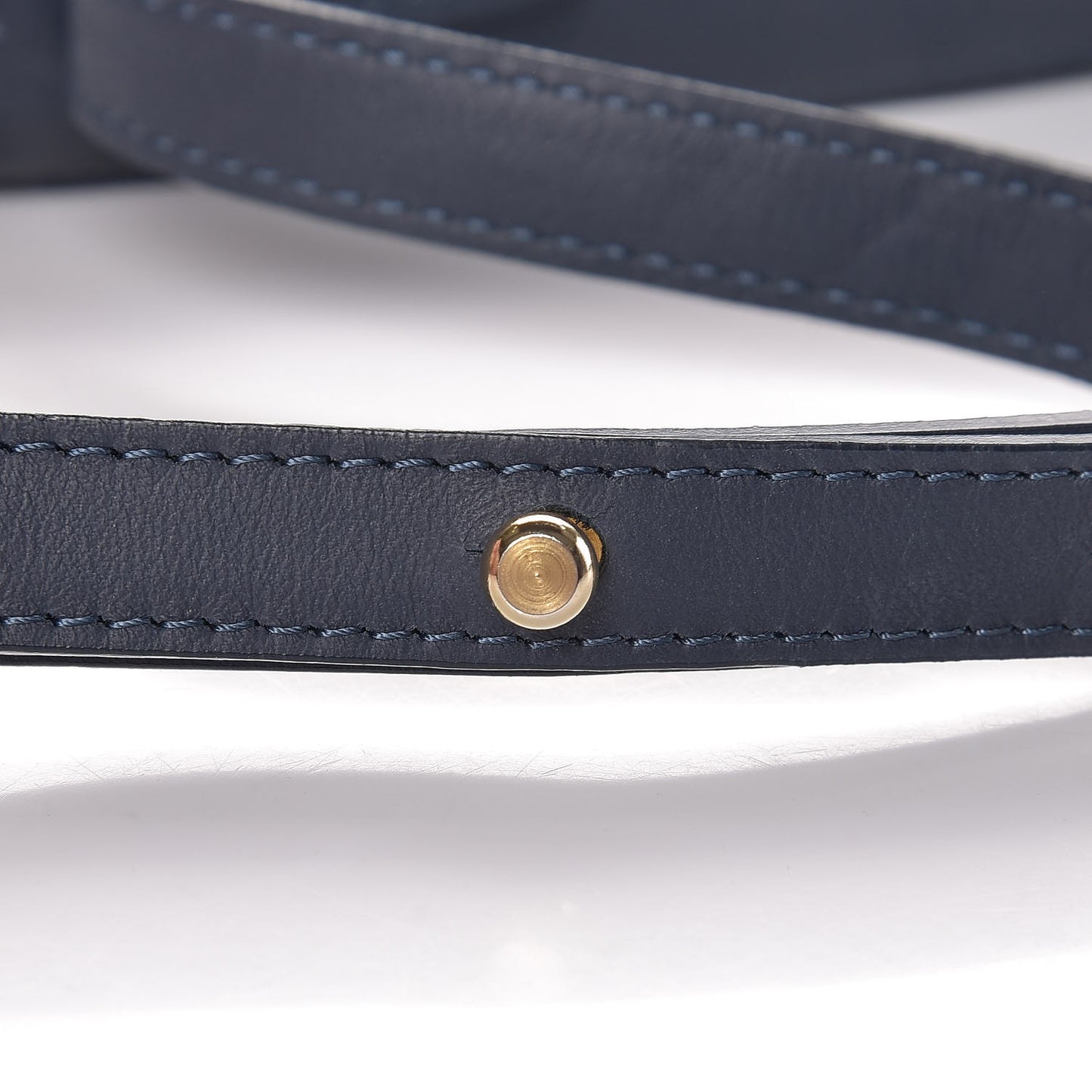 Calfskin Flap Crossbody Bag Blu