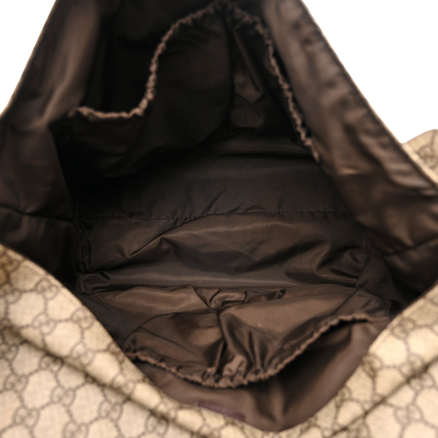 Gucci GG Plus Monogram Messenger Diaper Bag Dark Brown 6 of 16