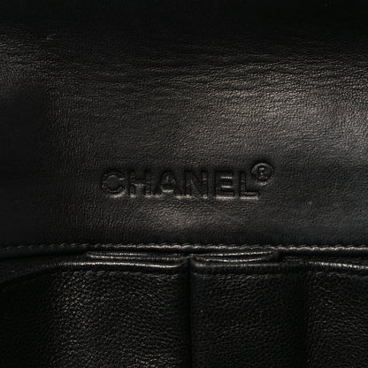 Chanel Patent Quilted East West Chocolate Bar Flap Black 5 of 9