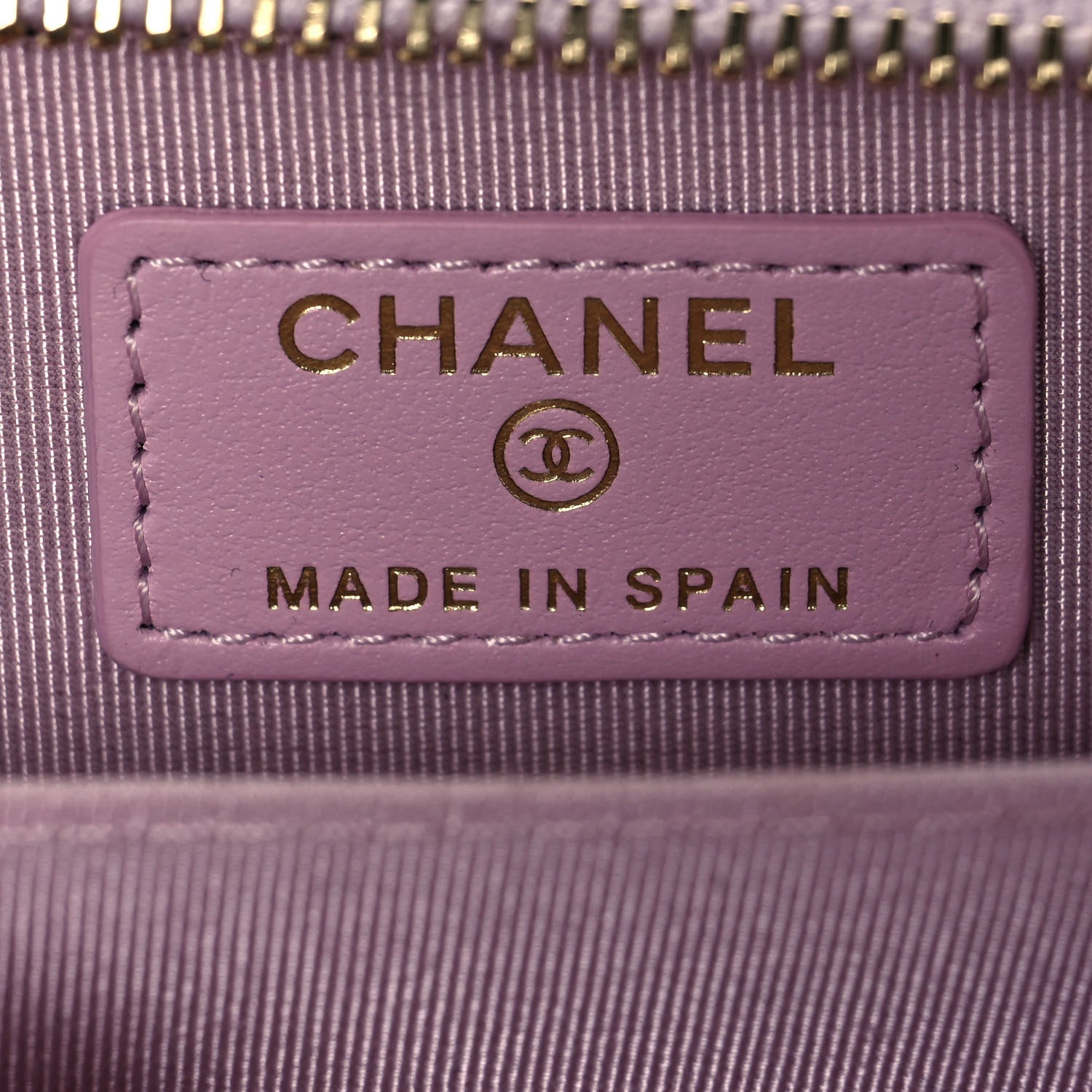 Chanel Caviar Quilted Zip Coin Purse Light Pink 6 of 13