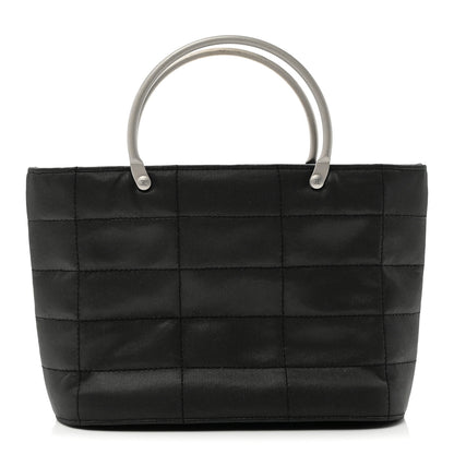 Chanel Nylon Quilted Chocolate Bar Mini Tote Black 1 of 9