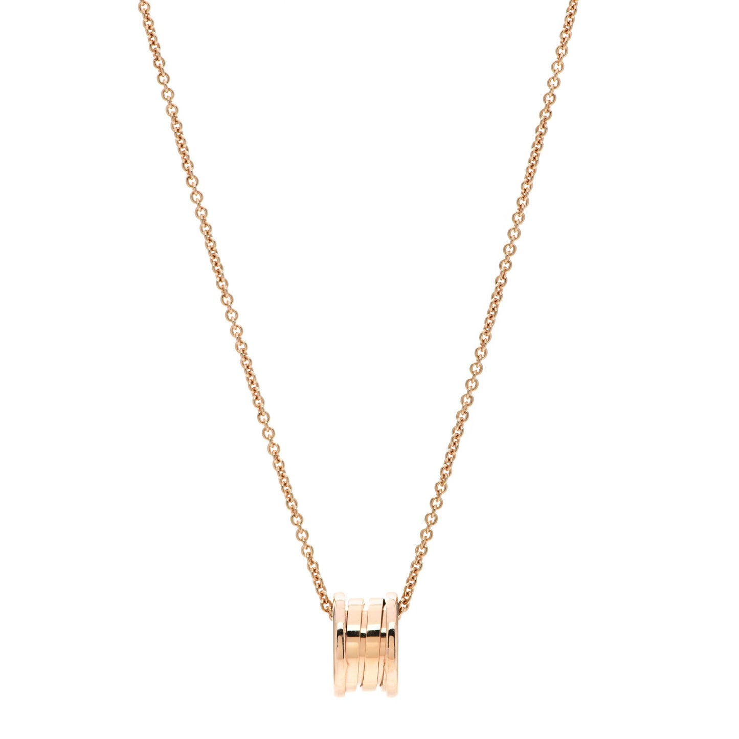 18K Rose Gold B.Zero1 Pendant Necklace