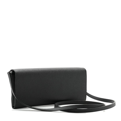 Hermes Epsom Enamel Maillon Wallet To Go Black 3 of 9