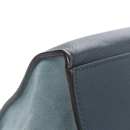 Celine Drummed Calfskin Suede Medium Trapeze Orage 7 of 18