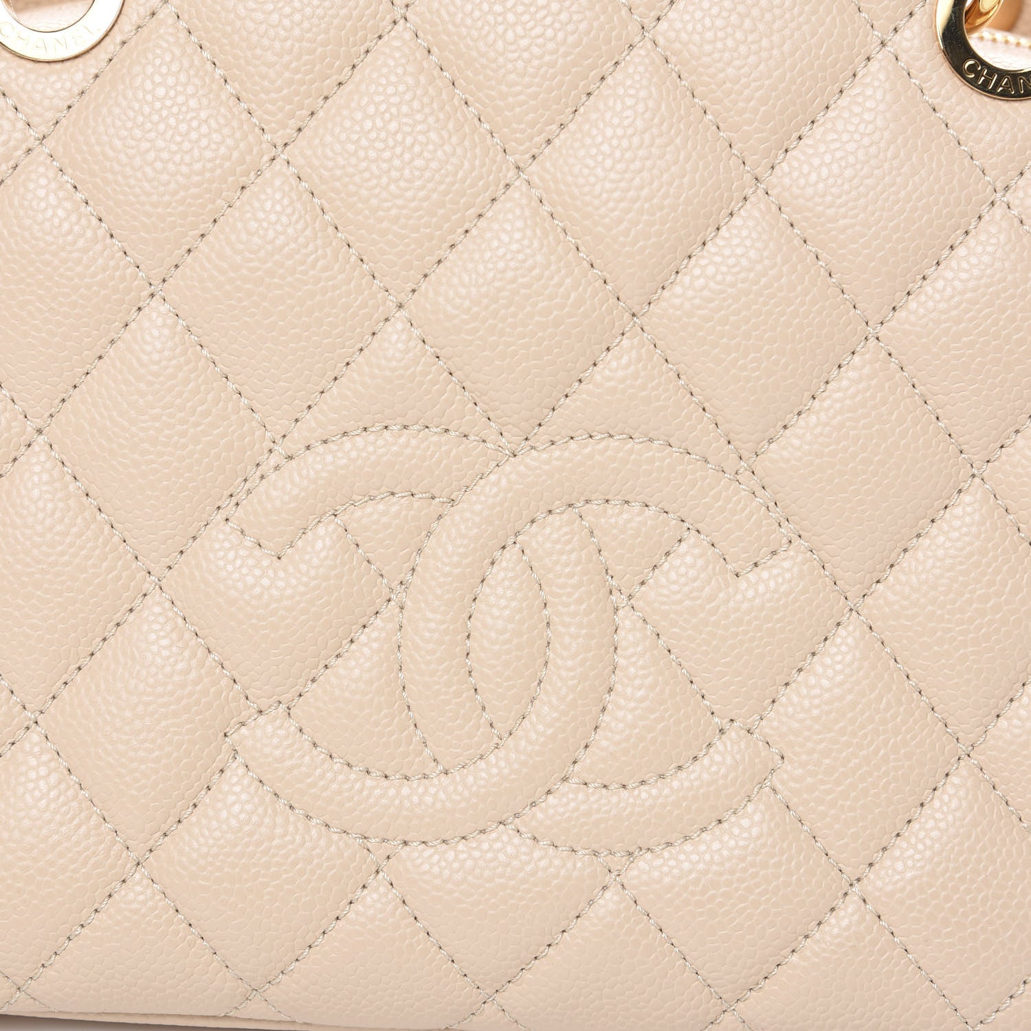 Chanel Caviar Quilted Petit Timeless Tote PTT Beige Clair 10 of 11