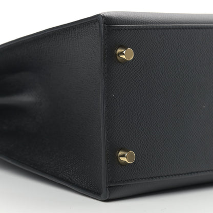 Hermes Epsom Kelly Sellier 28 Black 8 of 15