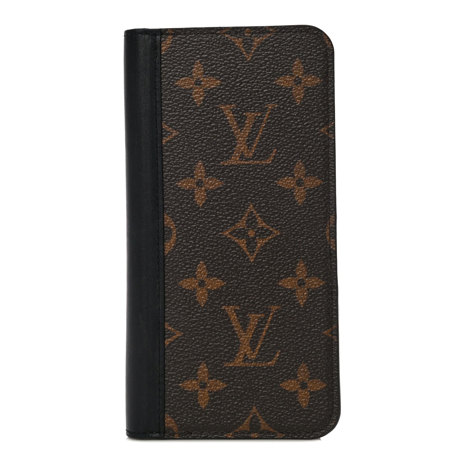 Louis Vuitton Monogram iPhone XS Max Folio Case Black 1 of 16