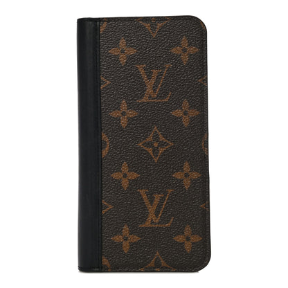 Louis Vuitton Monogram iPhone XS Max Folio Case Black 1 of 16