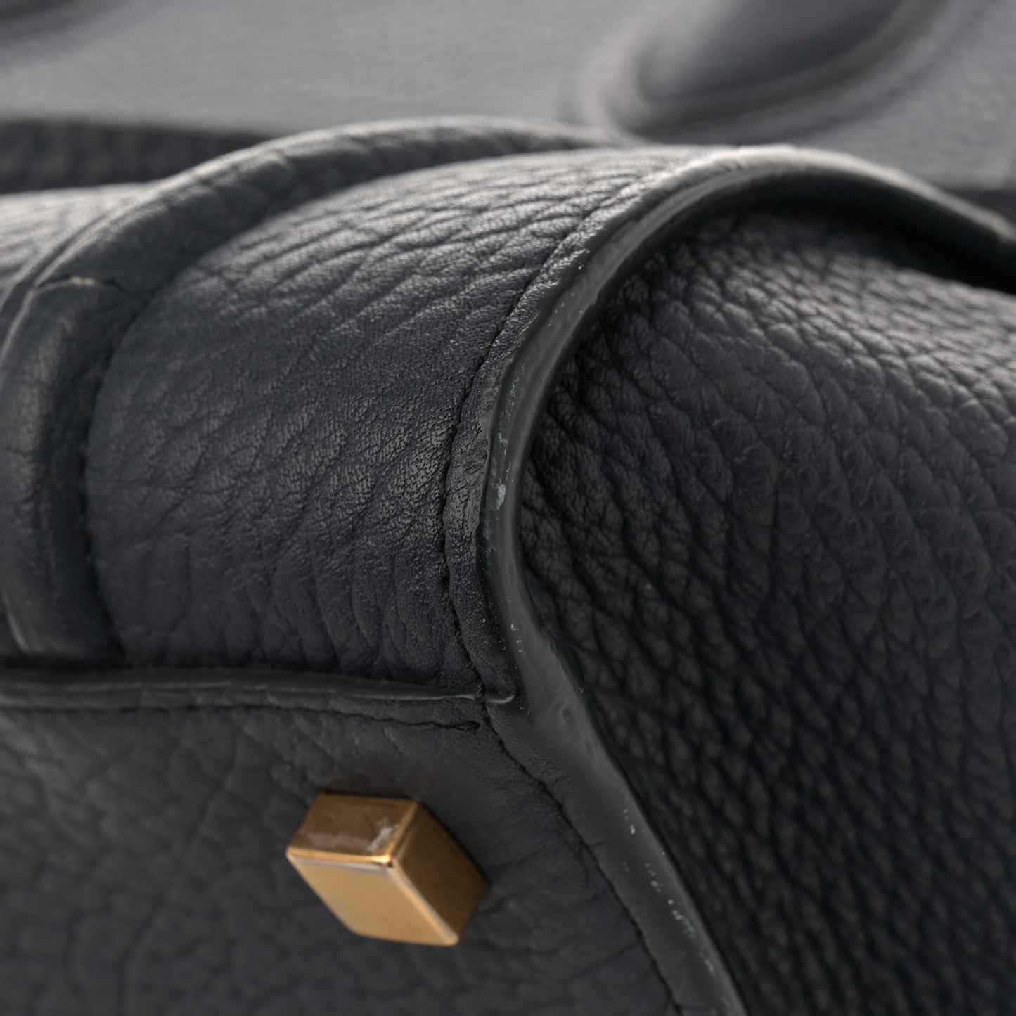 Grained Calfskin Medium Phantom Luggage Deepsea