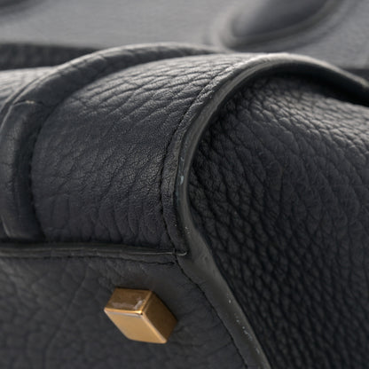 Celine Grained Calfskin Medium Phantom Luggage Deepsea 13 of 15
