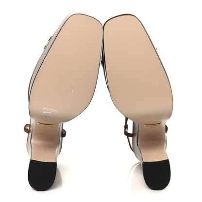 Gucci Nappa Horsebit Platform 35/120mm Slingback Pumps 37 Cuir 6 of 9