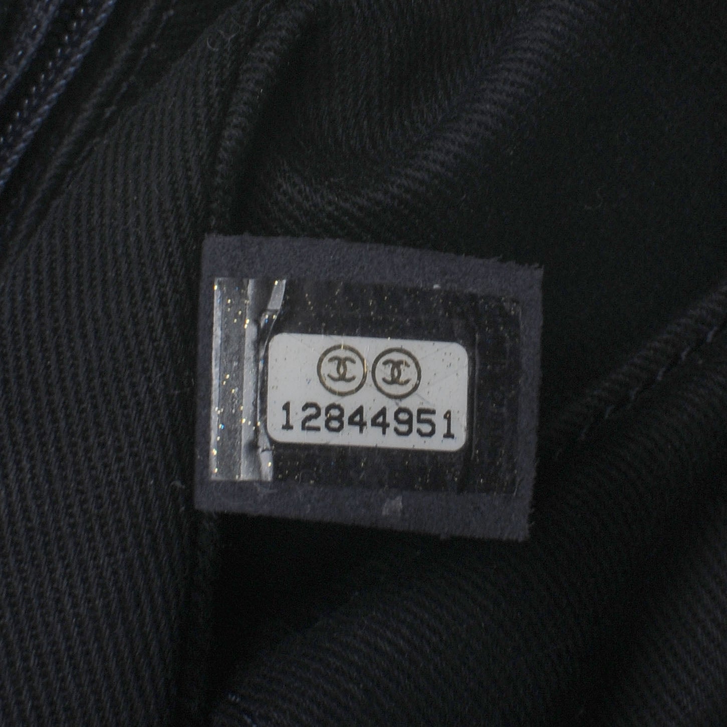 Chanel Caviar Half Moon Large Flap Navy 7 of 7