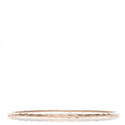 Tiffany 18k Rose Gold Paloma Picasso Hammered Bangle 1 of 4