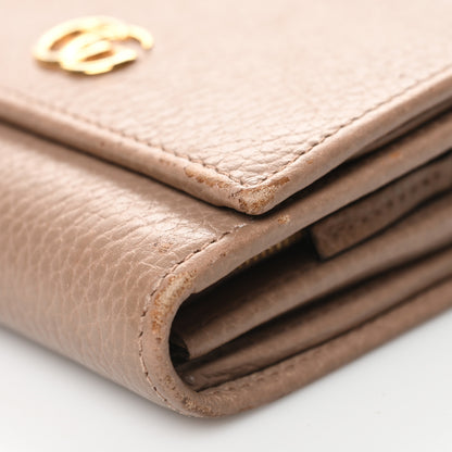 Gucci Dollar Calfskin Medium GG Marmont Wallet Porcelain Rose 8 of 9