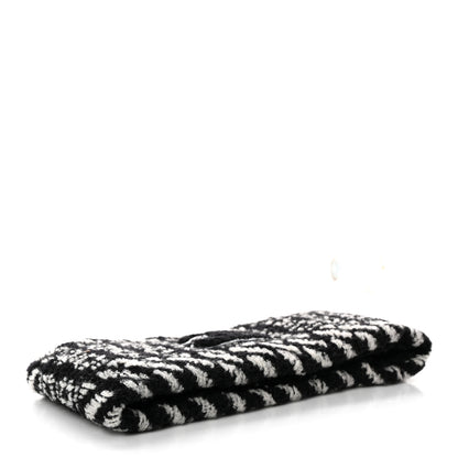 Chanel Wool CC Headband Black White 5 of 7