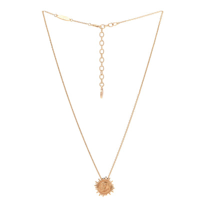 Louis Vuitton Brass Vendome Necklace Gold 3 of 7