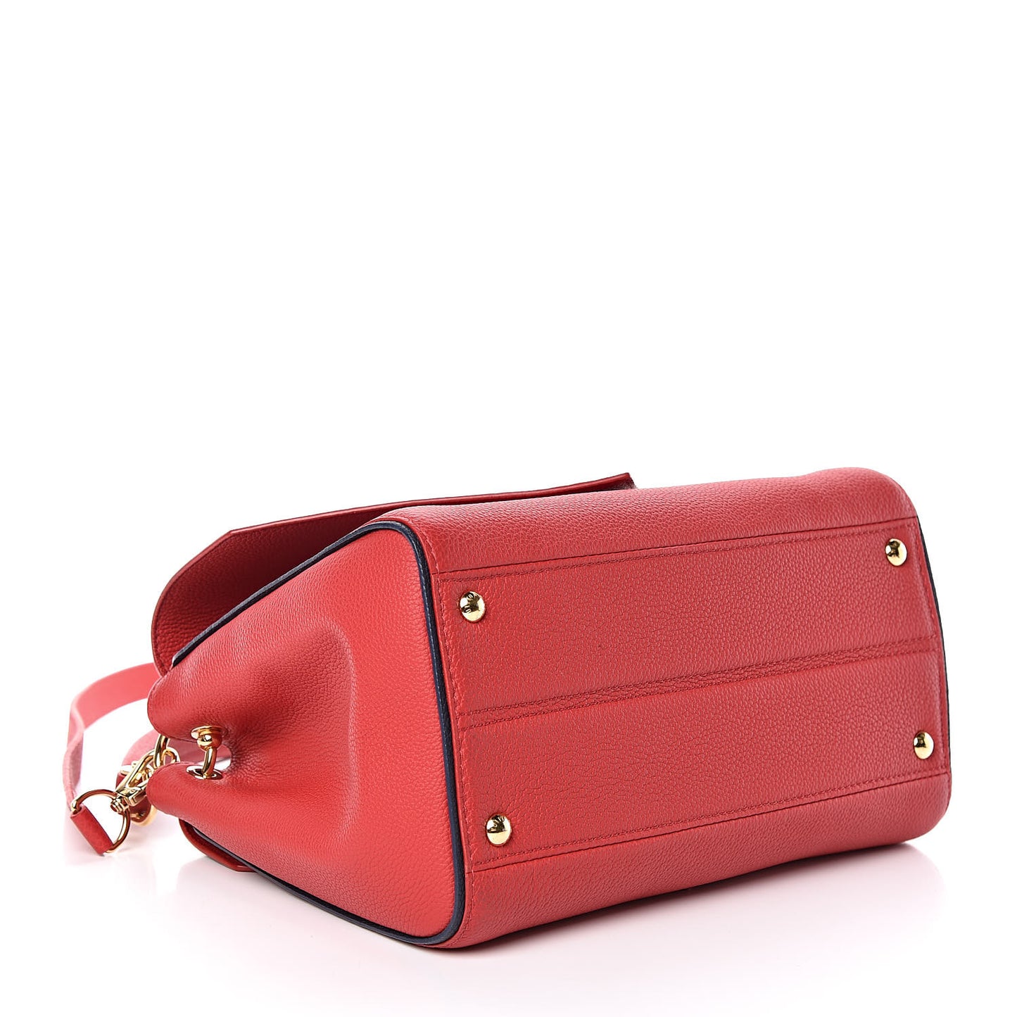 Grained Calfskin Monogram Double V Rubis