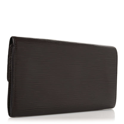 Louis Vuitton Epi Sarah Wallet Dark Brown 3 of 7