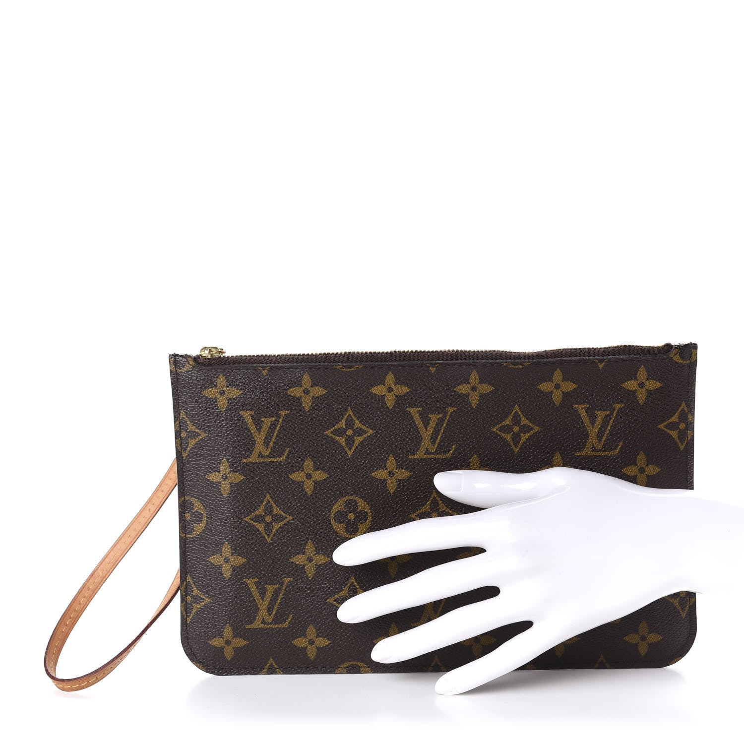 Louis Vuitton Monogram Neverfull MM GM Pochette 2 of 9