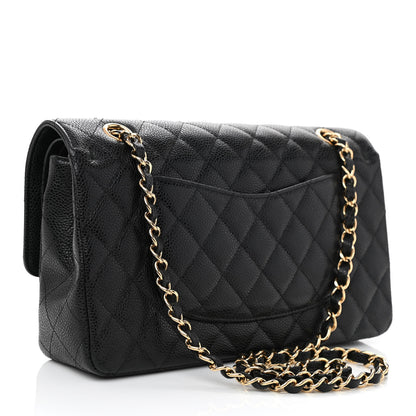 Chanel Caviar Quilted Medium Double Flap Black 3 of 14