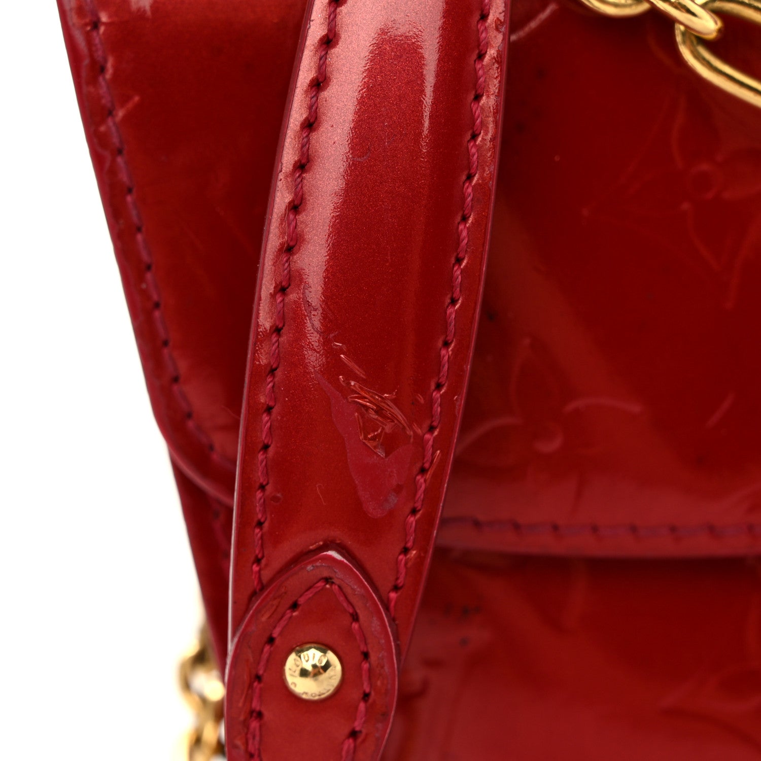 Louis Vuitton Vernis Bel Air Pomme D'Amour 10 of 13
